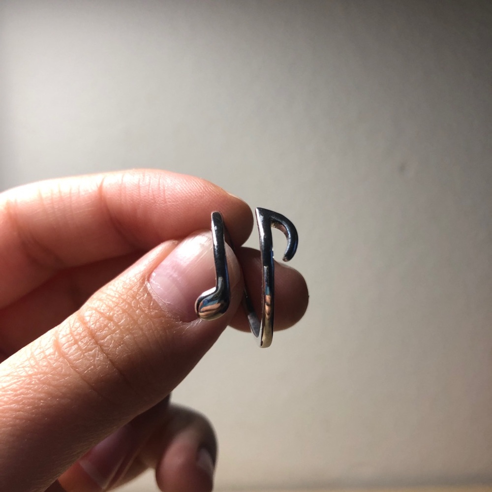 Music Note Sterling Silver Ring 💍